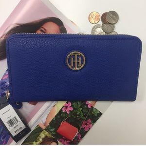 TOMMY HILFIGER BLUE  LONG WALLET